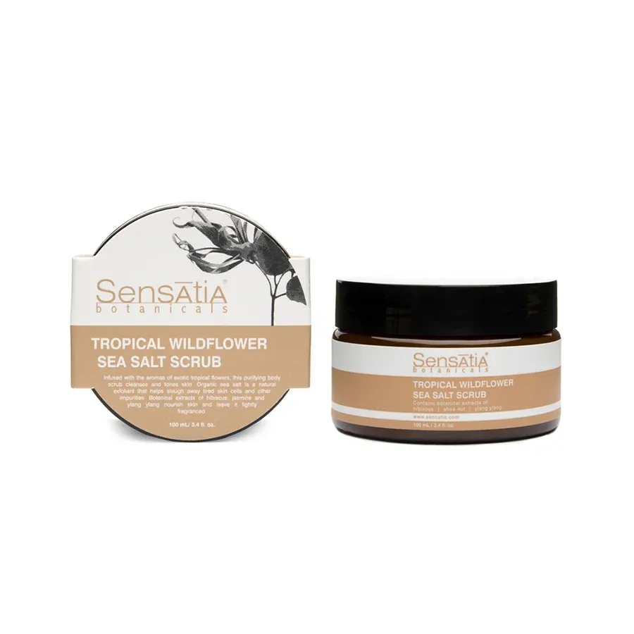 Tropical Wildflower Sea Salt Vücut Peelingi