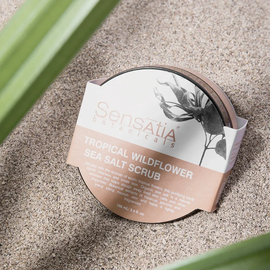 Tropical Wildflower Sea Salt Scrub