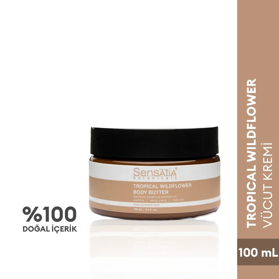 Yenileyici Arındırıcı Ferahlatıcı Doğal Vücut Peelingi 100ml - Deniz Tuzu - Tropical Wildflower