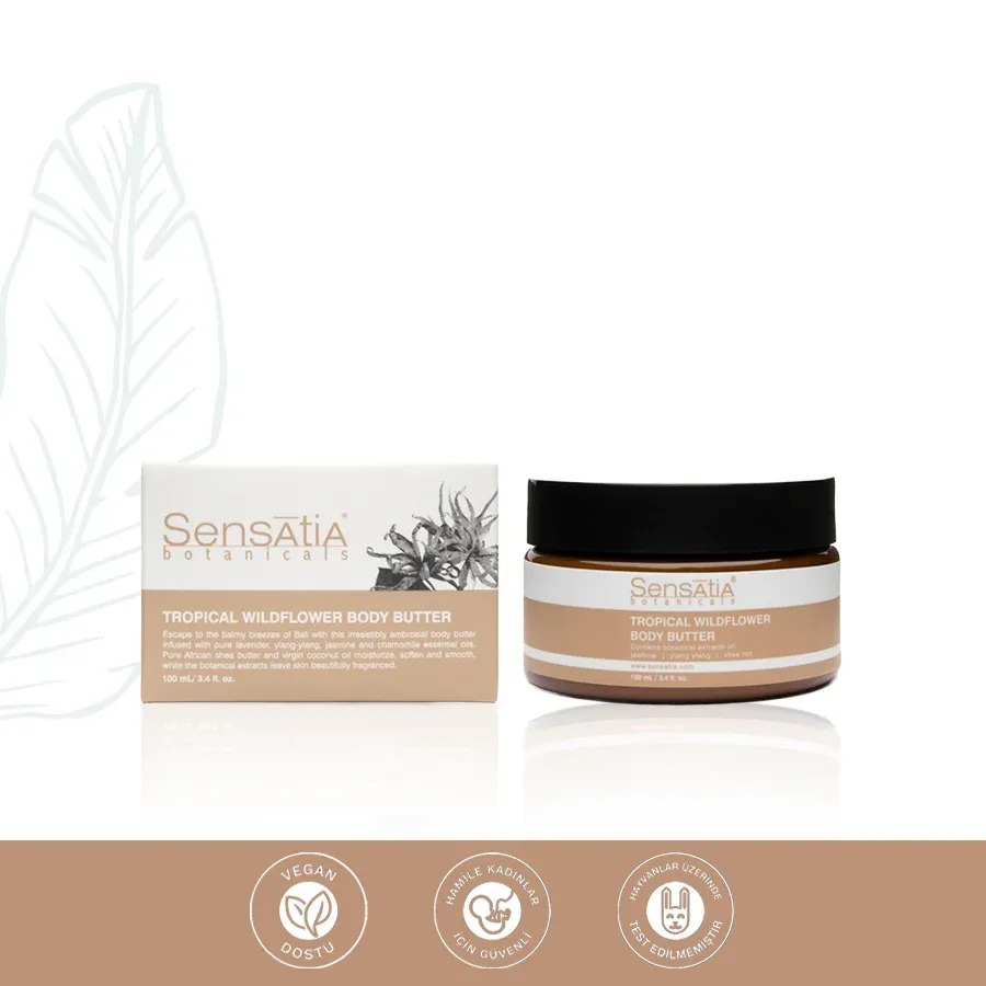 Yenileyici Arındırıcı Ferahlatıcı Doğal Vücut Peelingi 100ml - Deniz Tuzu - Tropical Wildflower