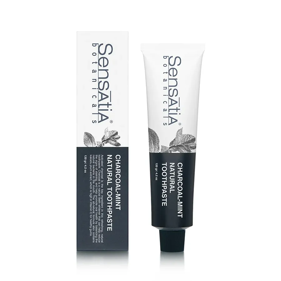 Charcoal-Mint Doğal Diş Macunu