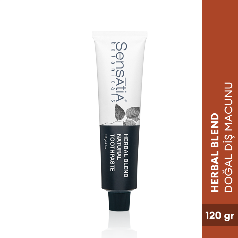 Bitkisel Karışımlı Florürsüz, SLS, Paraben ve Sentetik Tatlandırıcı İçermeyen Doğal Diş Macunu 120gr