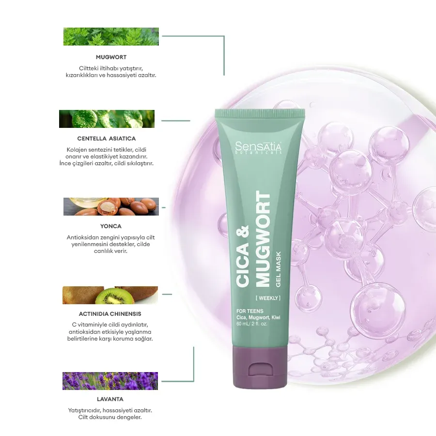 Cica & Mugwort Jel Maske