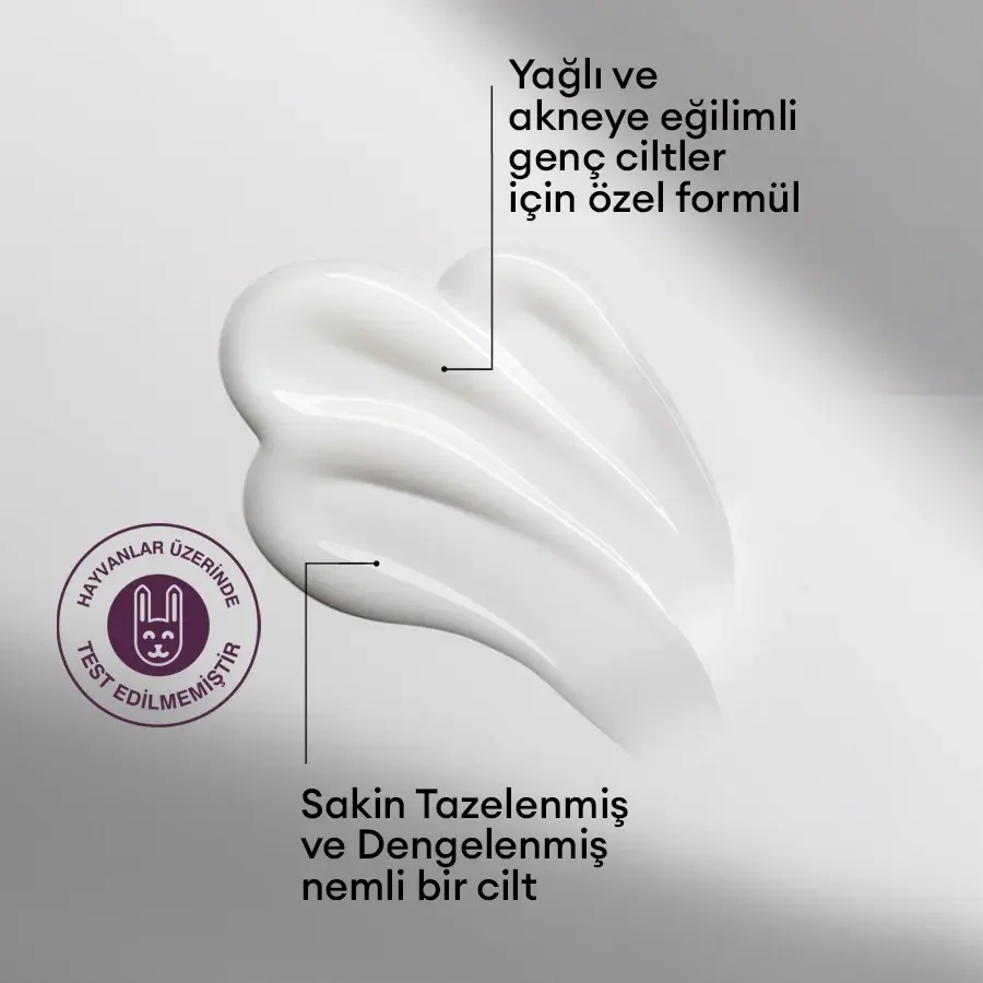 Yağlı ve Akne Eğilimli Genç Ciltler için Doğal Nemlendirici - Yatıştırıcı 50ml - Cica & Mugwort