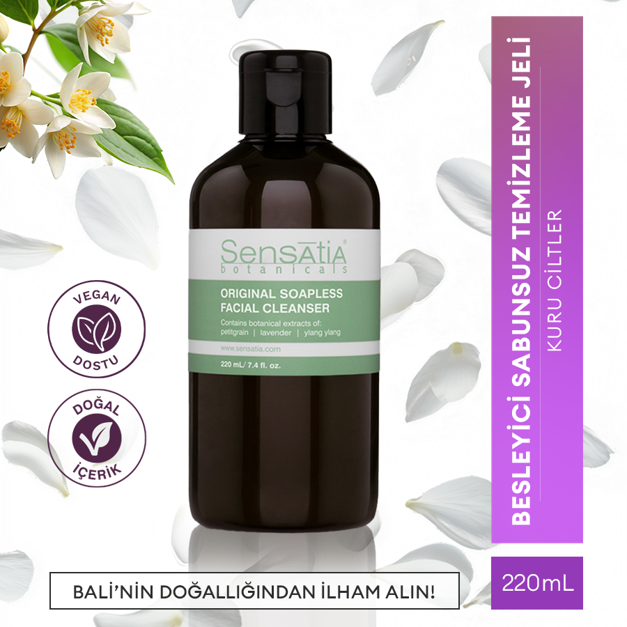 Besleyici Sabunsuz Doğal Yüz Temizleyici - Sakinleştirici Antioksidan 220ml - Original Soapless