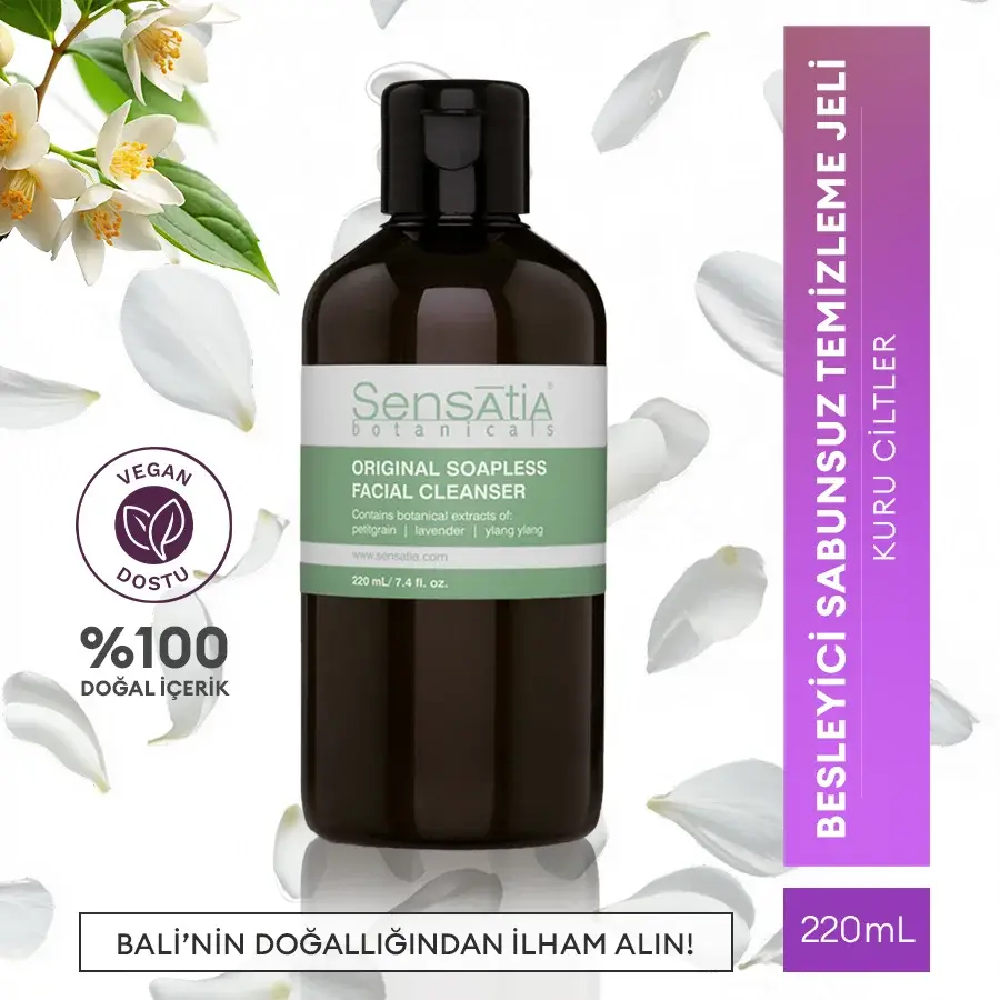 Besleyici Sabunsuz Doğal Yüz Temizleyici - Sakinleştirici Antioksidan 220ml - Original Soapless
