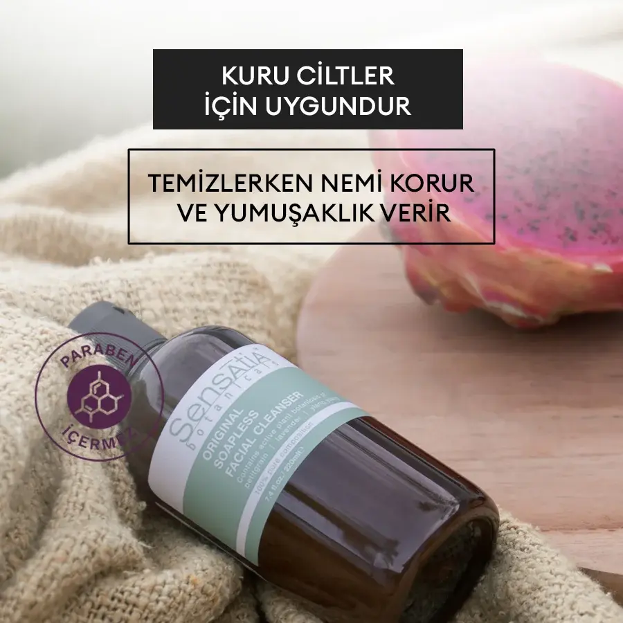 Besleyici Sabunsuz Doğal Yüz Temizleyici - Sakinleştirici Antioksidan 220ml - Original Soapless
