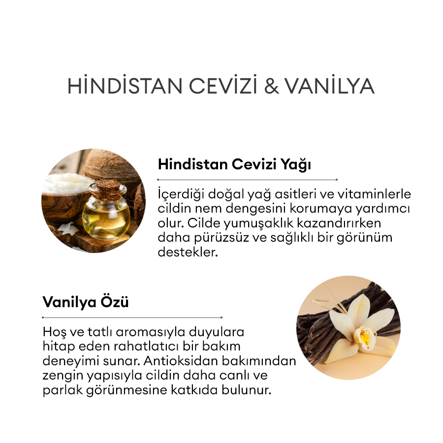Kuru Ciltler için Arındırıcı Besleyici Doğal Peeling 60 ml - Coconut & Vanilla