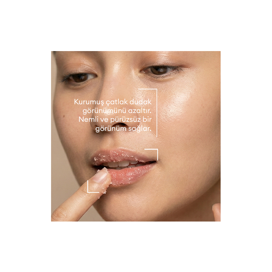 Pürüssüz ve Dolgun Dudaklar İçin Şeker Granüllü Doğal Dudak Peeling 20ml