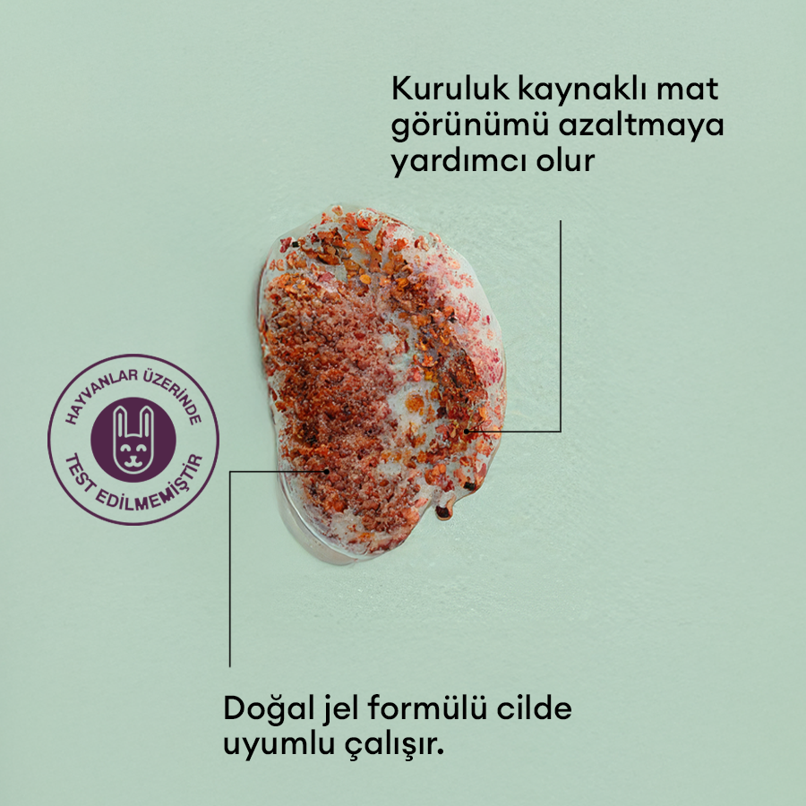 Yoğun Nemlendirici Gül Yaprağı Doğal Jel Maske 120ml - Şam Gülü - Hydrating Rose Petal