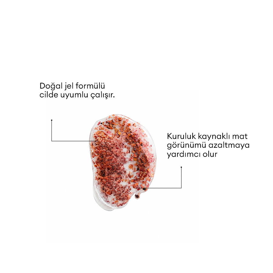Yoğun Nemlendirici Gül Yaprağı Doğal Jel Maske 120ml - Şam Gülü - Hydrating Rose Petal