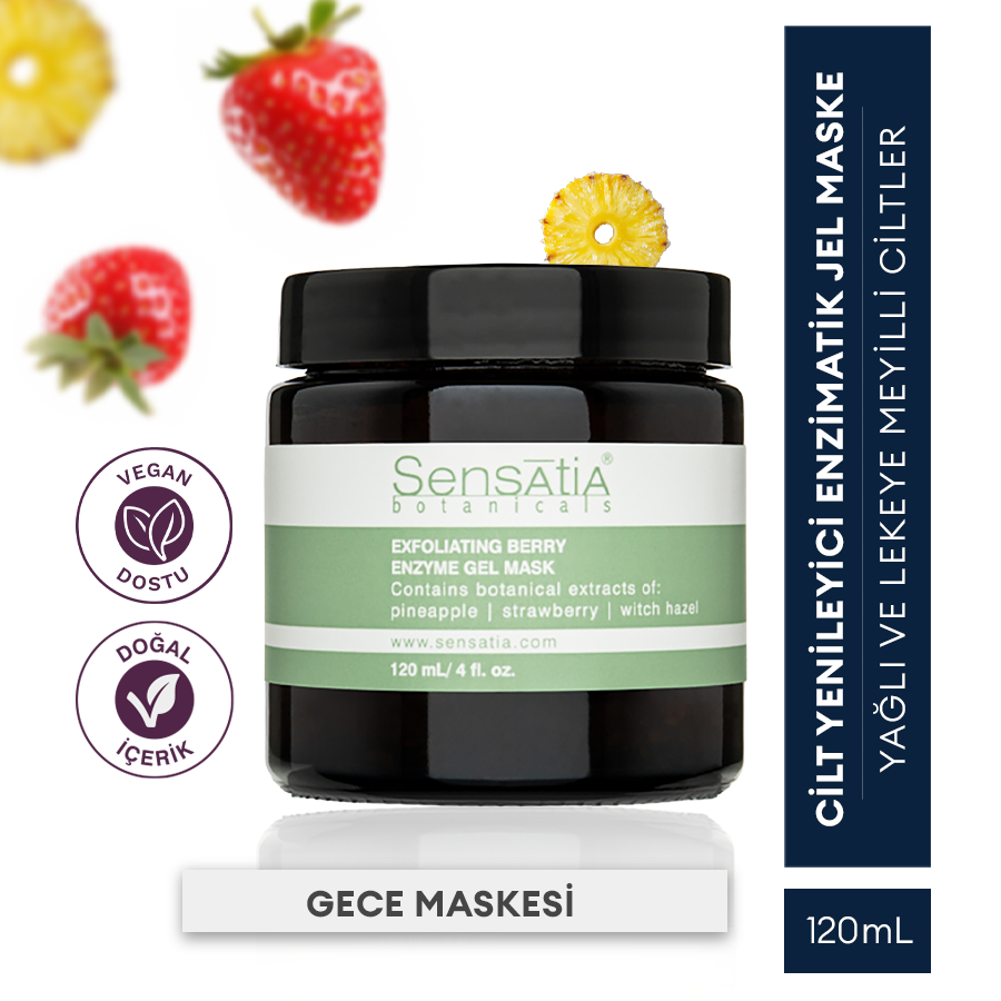 Yenileyici Sıkılaştırıcı Doğal Jel Maske 120ml - Exfoliating Berry Enzyme