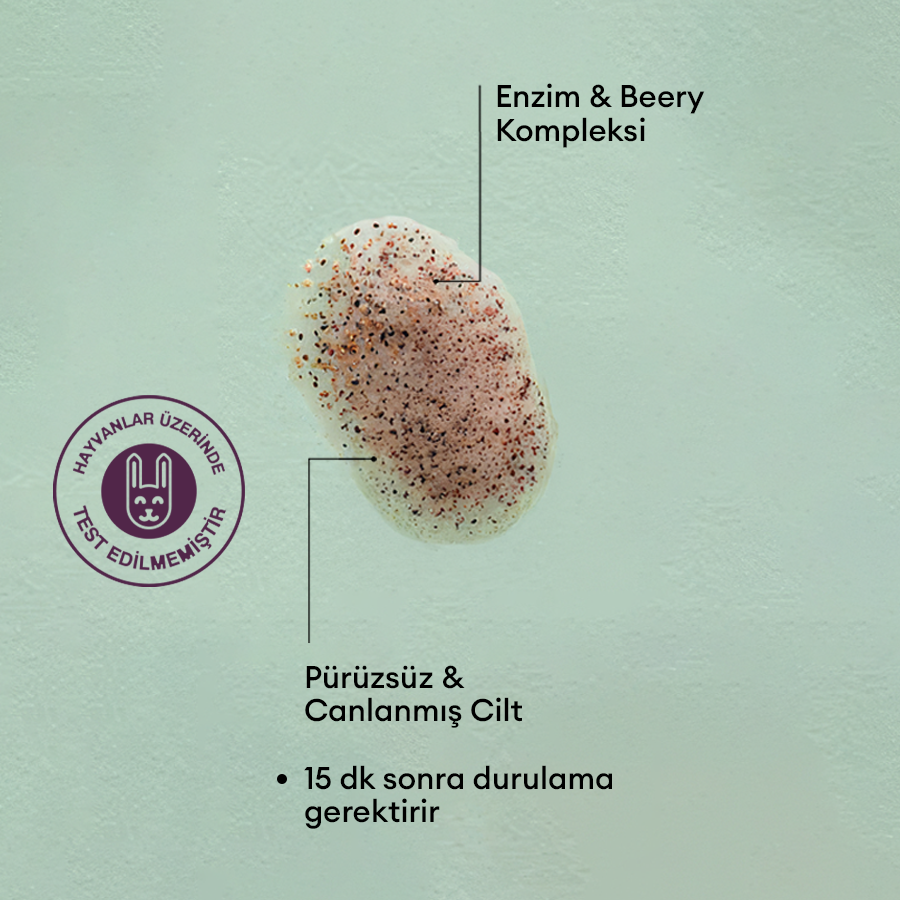 Yenileyici Sıkılaştırıcı Doğal Jel Maske 120ml - Exfoliating Berry Enzyme