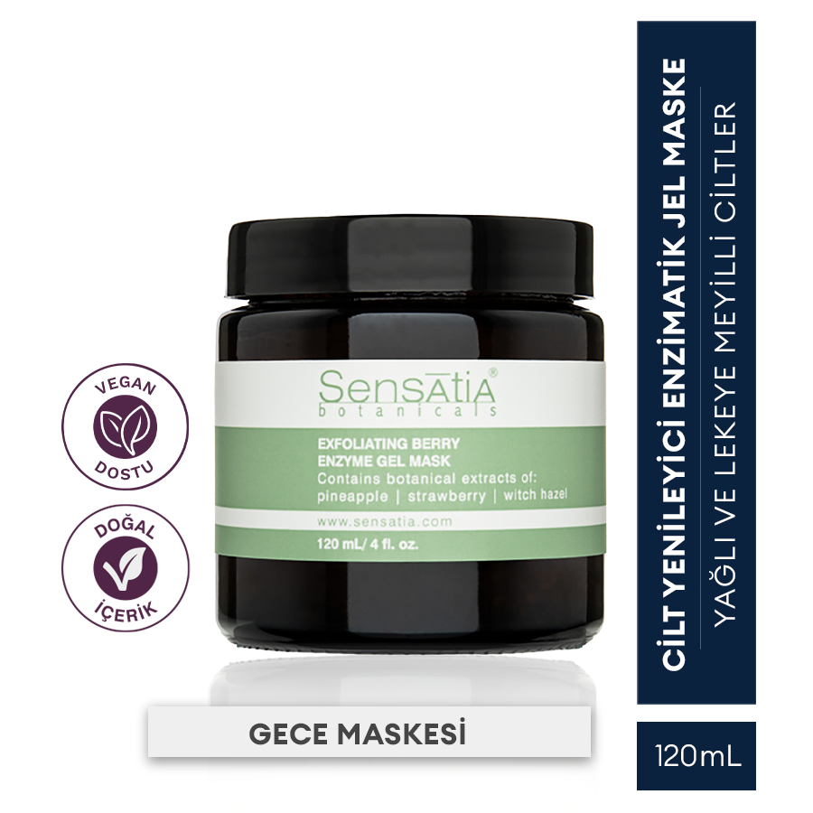Yenileyici Sıkılaştırıcı Doğal Jel Maske 120ml - Exfoliating Berry Enzyme