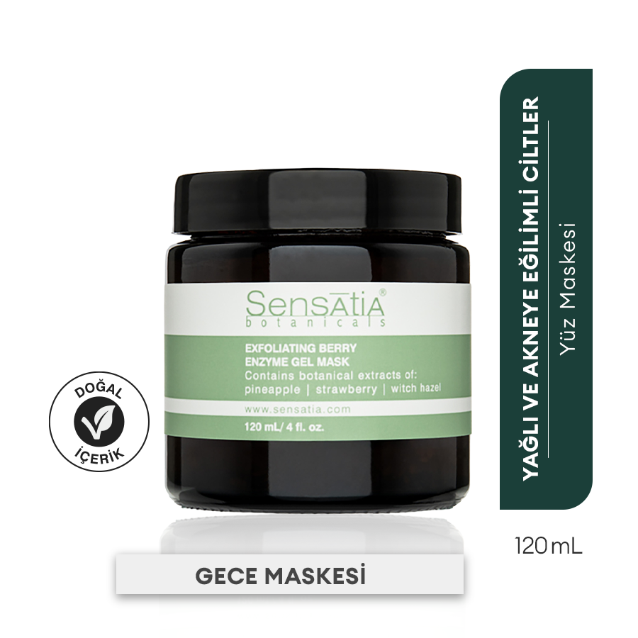 Yenileyici Sıkılaştırıcı Doğal Jel Maske 120ml - Exfoliating Berry Enzyme