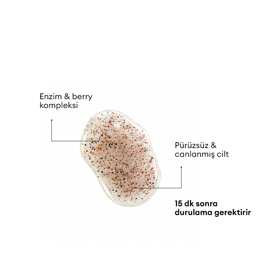 Yenileyici Sıkılaştırıcı Doğal Jel Maske 120ml - Exfoliating Berry Enzyme
