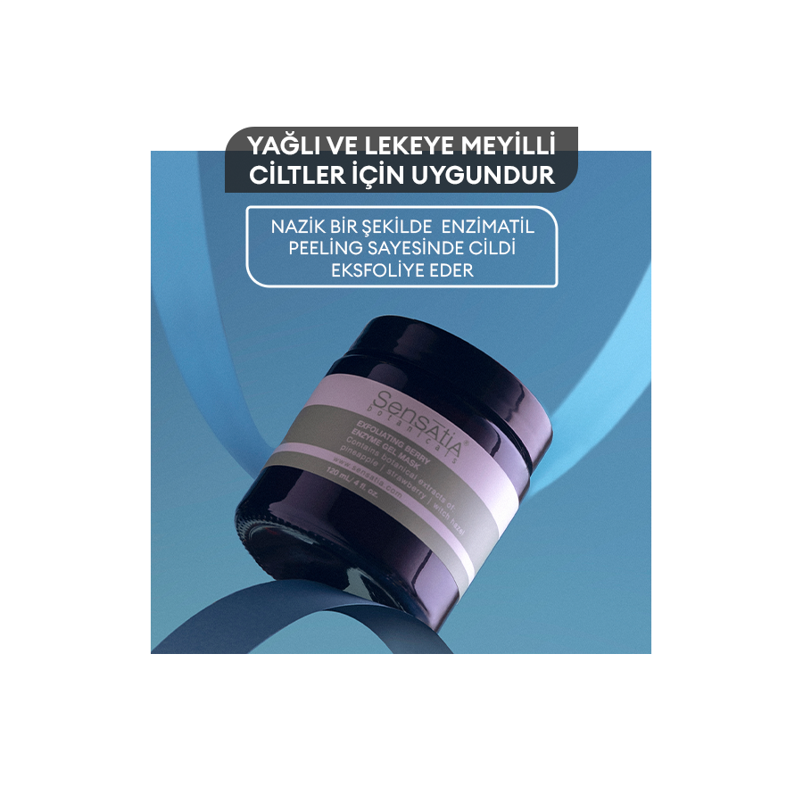 Yenileyici Sıkılaştırıcı Doğal Jel Maske 120ml - Exfoliating Berry Enzyme